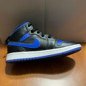 Nike air Jordans blue/blk/white